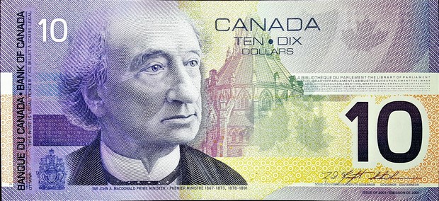 canada 10 dollars p102 1front