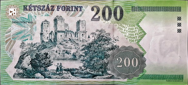 hungary 200 forint p178 2back