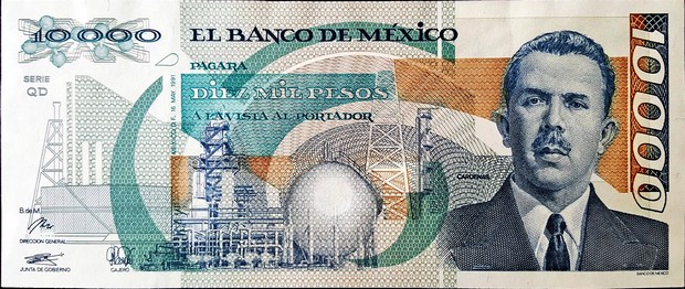 mexico 1000 pesos p90 1front