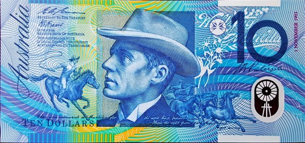 australia 10 dollars p52 2back