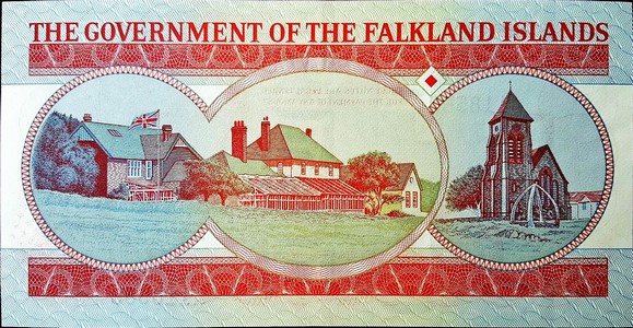 falkland islands 5 pounds p12 2back