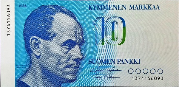 finland 10 markkaa p113 1front