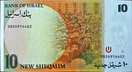 israel 10 new sheqalim p53 2back