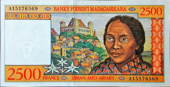 madagascar 2500 ariary p81 1front