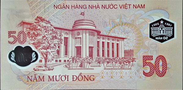 vietnam 50 dong p118 2back