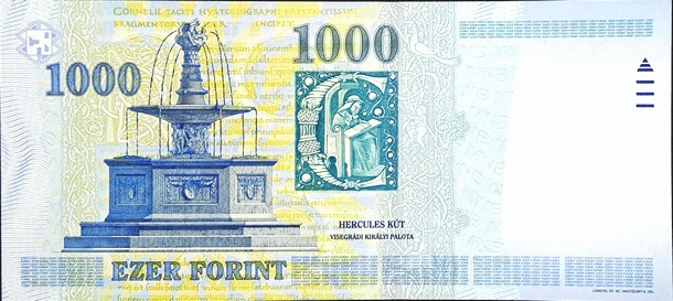 hungary 1000 forint p185 2back
