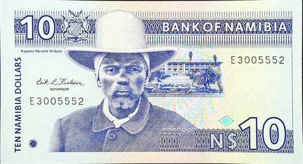 namibia 10 dollars p4 1front