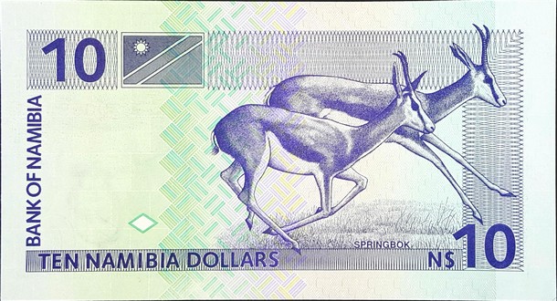 namibia 10 dollars p4 2back