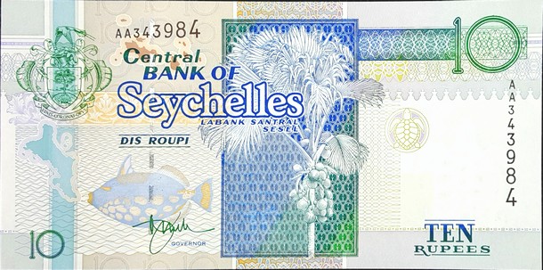 seychelles 10 rupees p36 1front