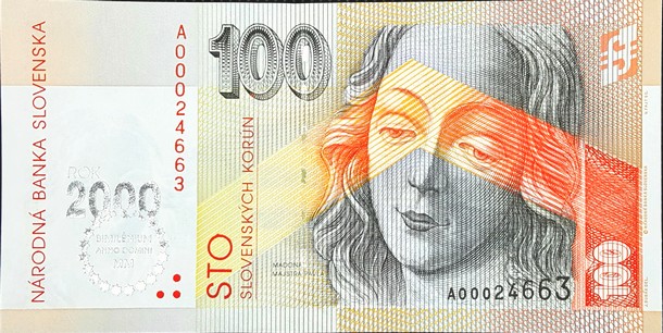 slovakia 100 korun p22 1front