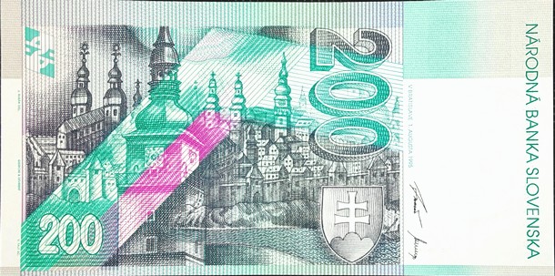 slovakia 200 korun p26 2back