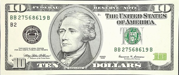 united states 10 dollars p506 1front