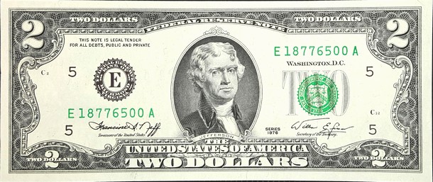 united states 2 dollars p461E 1front
