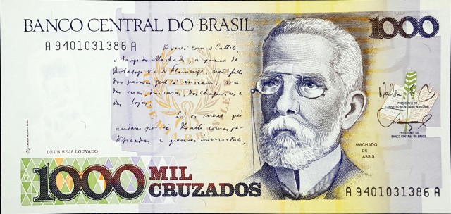 brazil 1000 cruzados p213 1front