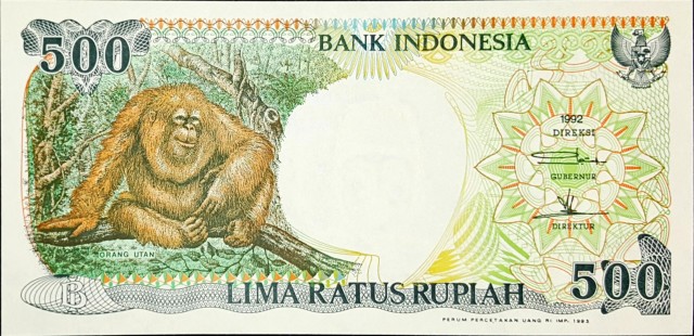 indonesia 500 rupiah p128 1front