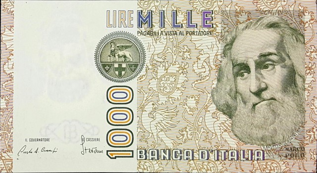 italy 1000 lire p109 1front