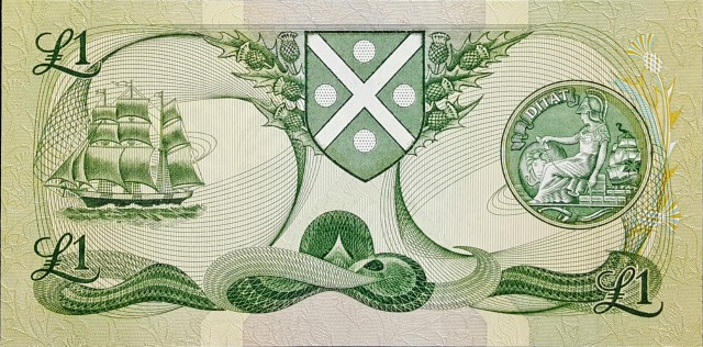 scotland 1 pound p111g 2back