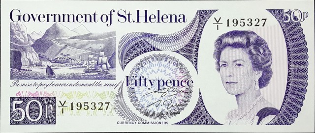 st.helena 50 pence p5 1front