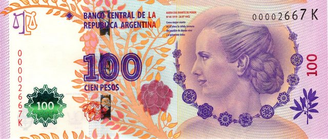 argentina 100 pesos p358bfront