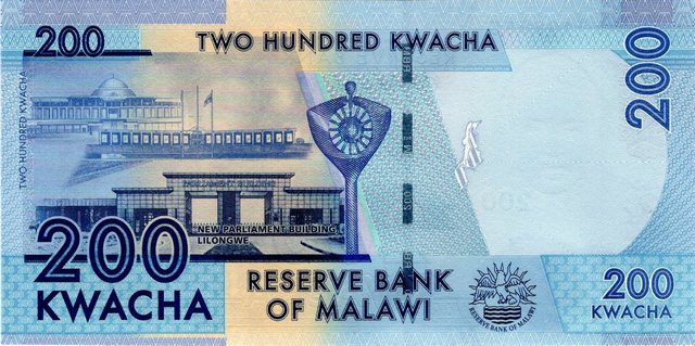 malawi 200 kwacha p60c back