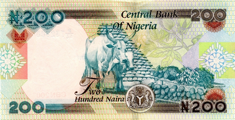 nigeria 200 naira 2020 back