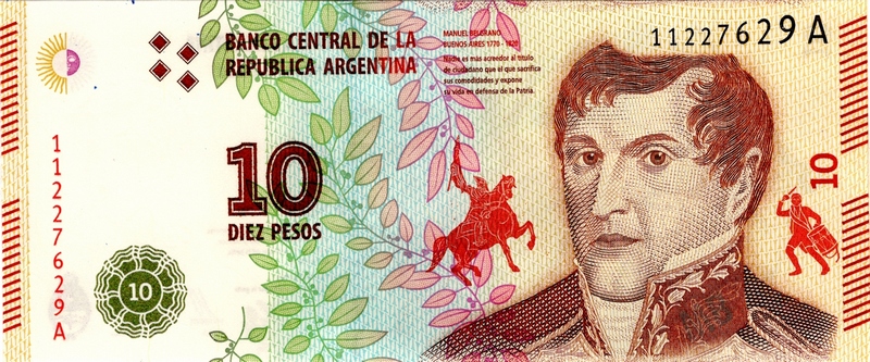 argentina 10 pesos p360 front