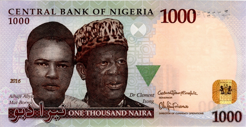 nigeria 1000 naira p36n front