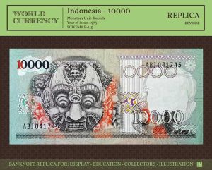 banknote replica 10x8 pattern 1