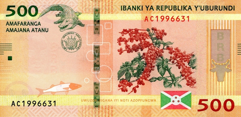 burundi 50 francs p 50 2018 front