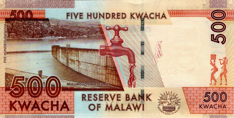 malawi 500 kwacha p59 p61 back