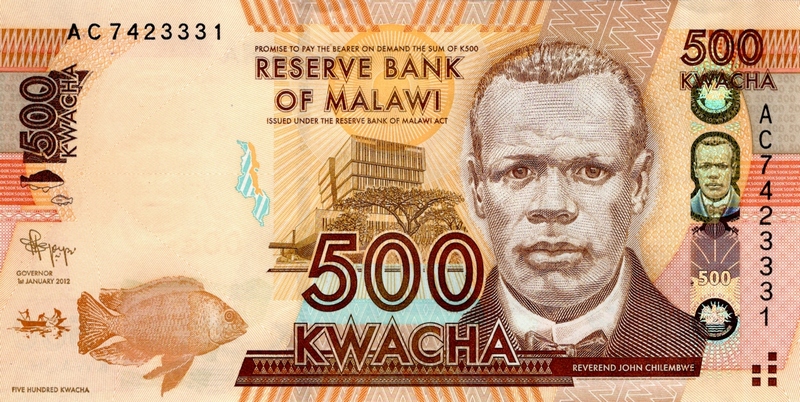 malawi 500 kwacha p61 front