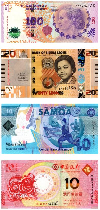 contact us graphic banknotes