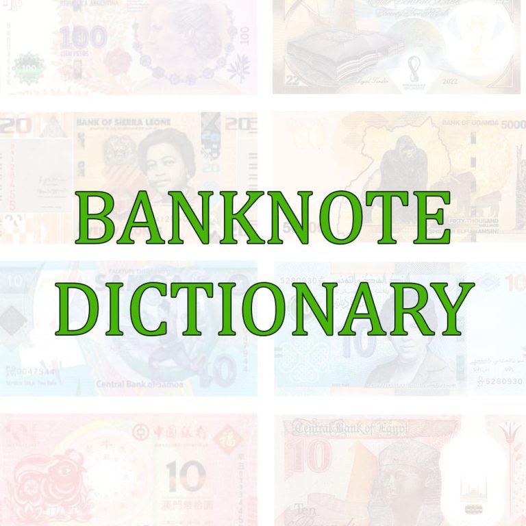 Banknote Dictionary