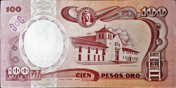 colombia 100 pesos p426 2back